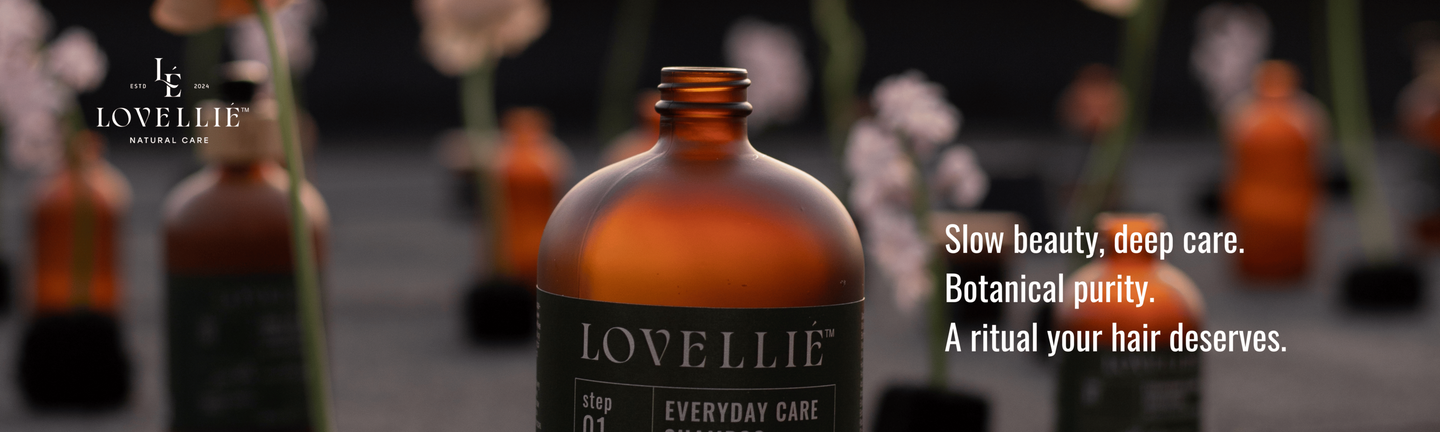 Lovellie banner – natural haircare products